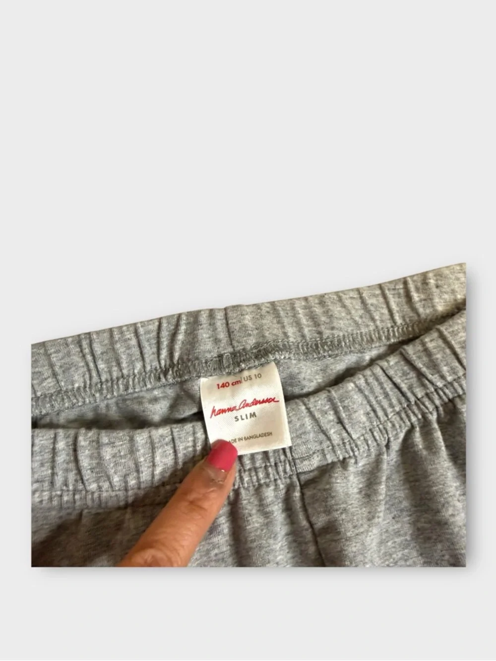 Hanna Andersson Slim Gray Leggings